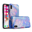 Liquid Abstract Paint Remix V77 - iPhone X Swappable Hybrid Case