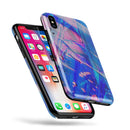Liquid Abstract Paint Remix V77 - iPhone X Swappable Hybrid Case