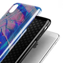 Liquid Abstract Paint Remix V77 - iPhone X Swappable Hybrid Case