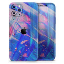 Liquid Abstract Paint Remix V77  - Protective Skin Wrap & Decal – Compatible with iPhone SE to iPhone 17 Pro Max (All Models)