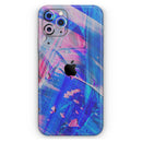 Liquid Abstract Paint Remix V77  - Protective Skin Wrap & Decal – Compatible with iPhone SE to iPhone 17 Pro Max (All Models)