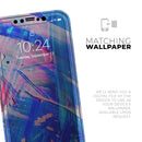 Liquid Abstract Paint Remix V77  - Protective Skin Wrap & Decal – Compatible with iPhone SE to iPhone 17 Pro Max (All Models)