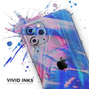 Liquid Abstract Paint Remix V77  - Protective Skin Wrap & Decal – Compatible with iPhone SE to iPhone 17 Pro Max (All Models)