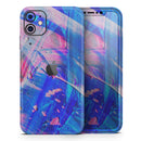 Liquid Abstract Paint Remix V77  - Protective Skin Wrap & Decal – Compatible with iPhone SE to iPhone 17 Pro Max (All Models)