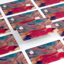 Liquid Abstract Paint Remix V78 - Premium Protective Decal Skin-Kit for the Apple Credit Card