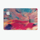 Liquid Abstract Paint Remix V78 - Premium Protective Decal Skin-Kit for the Apple Credit Card