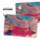 Liquid Abstract Paint Remix V78 - Premium Protective Decal Skin-Kit for the Apple Credit Card