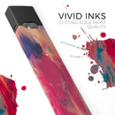 Liquid Abstract Paint Remix V78 - Premium Decal Protective Skin-Wrap Sticker compatible with the Juul Labs vaping device