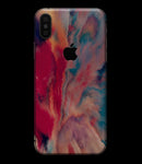 Liquid Abstract Paint Remix V78 - iPhone XS MAX, XS/X, 8/8+, 7/7+, 5/5S/SE Skin-Kit (All iPhones Available)