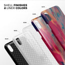 Liquid Abstract Paint Remix V78 - iPhone X Swappable Hybrid Case