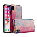 Liquid Abstract Paint Remix V78 - iPhone X Swappable Hybrid Case