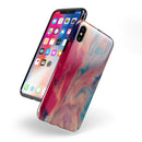 Liquid Abstract Paint Remix V78 - iPhone X Swappable Hybrid Case