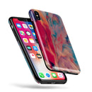 Liquid Abstract Paint Remix V78 - iPhone X Swappable Hybrid Case