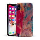 Liquid Abstract Paint Remix V78 - iPhone X Swappable Hybrid Case