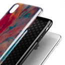 Liquid Abstract Paint Remix V78 - iPhone X Swappable Hybrid Case