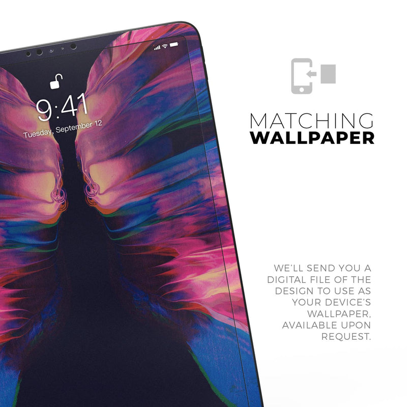 Liquid Abstract Paint Remix V79 - Full Body Skin Decal for the Apple iPad Pro 12.9", 11", 10.5", 9.7", Air or Mini (All Models Available)
