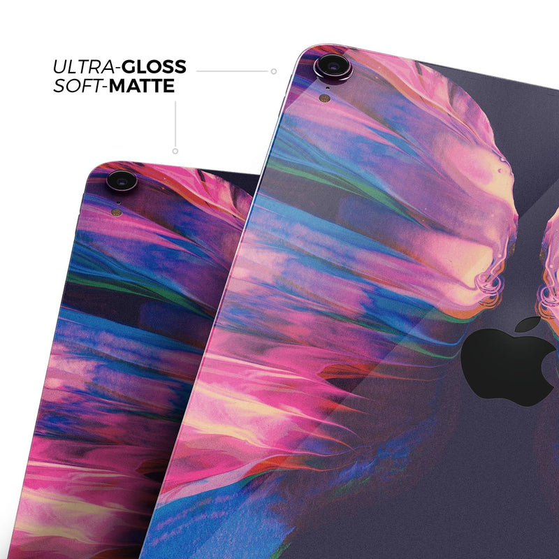 Liquid Abstract Paint Remix V79 - Full Body Skin Decal for the Apple iPad Pro 12.9", 11", 10.5", 9.7", Air or Mini (All Models Available)