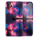 Liquid Abstract Paint Remix V79 - Vinyl Skin Wrap for iPhone 17 Pro Max, 17 Pro, 17 Air, 17, 16 & All Models — Soft Matte or Ultra Gloss