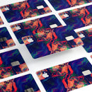 Liquid Abstract Paint Remix V7 - Premium Protective Decal Skin-Kit for the Apple Credit Card