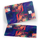 Liquid Abstract Paint Remix V7 - Premium Protective Decal Skin-Kit for the Apple Credit Card