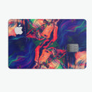 Liquid Abstract Paint Remix V7 - Premium Protective Decal Skin-Kit for the Apple Credit Card