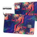 Liquid Abstract Paint Remix V7 - Premium Protective Decal Skin-Kit for the Apple Credit Card