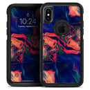 Liquid Abstract Paint Remix V7 - Skin Kit for the iPhone OtterBox Cases