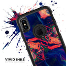Liquid Abstract Paint Remix V7 - Skin Kit for the iPhone OtterBox Cases