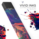 Liquid Abstract Paint Remix V7 - Premium Decal Protective Skin-Wrap Sticker compatible with the Juul Labs vaping device
