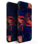 Liquid Abstract Paint Remix V7 - iPhone XS MAX, XS/X, 8/8+, 7/7+, 5/5S/SE Skin-Kit (All iPhones Available)