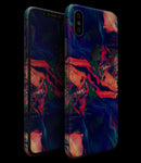 Liquid Abstract Paint Remix V7 - iPhone XS MAX, XS/X, 8/8+, 7/7+, 5/5S/SE Skin-Kit (All iPhones Available)
