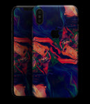 Liquid Abstract Paint Remix V7 - iPhone XS MAX, XS/X, 8/8+, 7/7+, 5/5S/SE Skin-Kit (All iPhones Available)