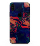 Liquid Abstract Paint Remix V7 - iPhone XS MAX, XS/X, 8/8+, 7/7+, 5/5S/SE Skin-Kit (All iPhones Available)