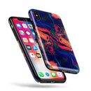 Liquid Abstract Paint Remix V7 - iPhone X Swappable Hybrid Case