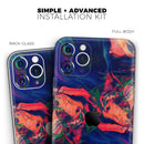 Liquid Abstract Paint Remix V7  - Protective Skin Wrap & Decal – Compatible with iPhone SE to iPhone 17 Pro Max (All Models)