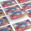 Liquid Abstract Paint Remix V80 - Premium Protective Decal Skin-Kit for the Apple Credit Card