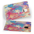 Liquid Abstract Paint Remix V80 - Premium Protective Decal Skin-Kit for the Apple Credit Card