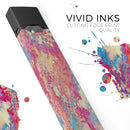 Liquid Abstract Paint Remix V80 - Premium Decal Protective Skin-Wrap Sticker compatible with the Juul Labs vaping device