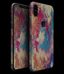 Liquid Abstract Paint Remix V80 - iPhone XS MAX, XS/X, 8/8+, 7/7+, 5/5S/SE Skin-Kit (All iPhones Available)