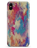 Liquid Abstract Paint Remix V80 - iPhone X Clipit Case