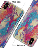Liquid Abstract Paint Remix V80 - iPhone X Clipit Case