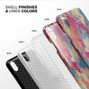 Liquid Abstract Paint Remix V80 - iPhone X Swappable Hybrid Case