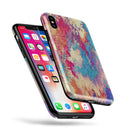Liquid Abstract Paint Remix V80 - iPhone X Swappable Hybrid Case