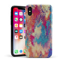 Liquid Abstract Paint Remix V80 - iPhone X Swappable Hybrid Case