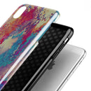Liquid Abstract Paint Remix V80 - iPhone X Swappable Hybrid Case