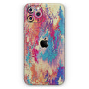 Liquid Abstract Paint Remix V80 - Vinyl Skin Wrap for iPhone 17 Pro Max, 17 Pro, 17 Air, 17, 16 & All Models — Soft Matte or Ultra Gloss
