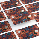 Liquid Abstract Paint Remix V81 - Premium Protective Decal Skin-Kit for the Apple Credit Card