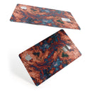 Liquid Abstract Paint Remix V81 - Premium Protective Decal Skin-Kit for the Apple Credit Card