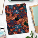 Liquid Abstract Paint Remix V81 - Full Body Skin Decal for the Apple iPad Pro 12.9", 11", 10.5", 9.7", Air or Mini (All Models Available)