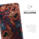 Liquid Abstract Paint Remix V81 - Vinyl Skin Wrap for iPhone 17 Pro Max, 17 Pro, 17 Air, 17, 16 & All Models — Soft Matte or Ultra Gloss